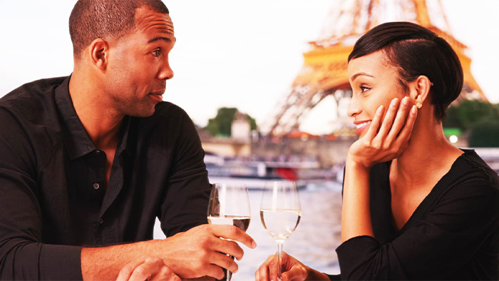 Potential Couple on First Date