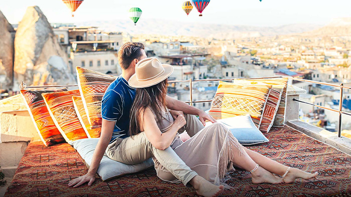 Couple who stopped being comfortable and started Dating Up