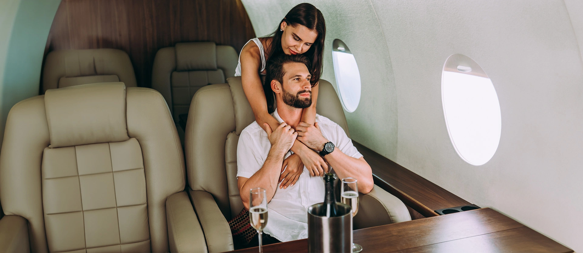 Seeking Couple in Private Airplane