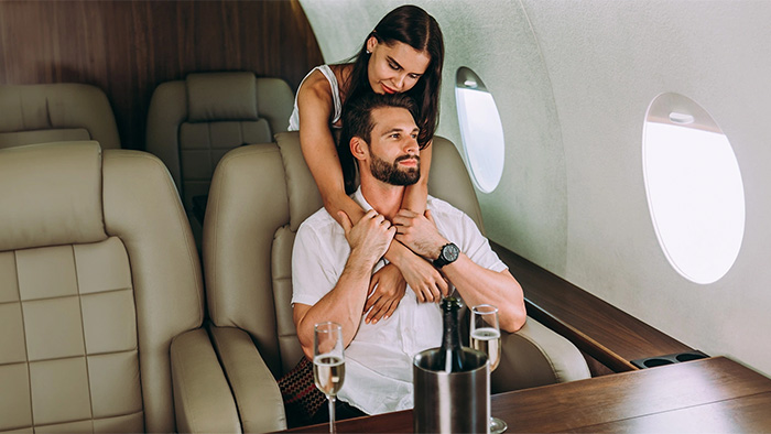 Seeking Couple in Private Airplane