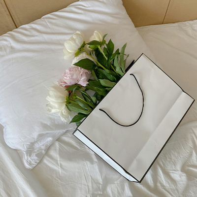 Flowers on a bedspread