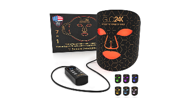 GLO24K LED 7-Color Rejuvenation Mask